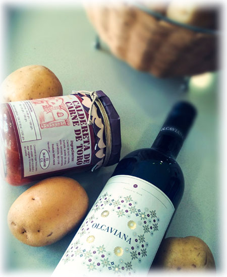 Ingrediente de la Caldereta de Toro con Patatas