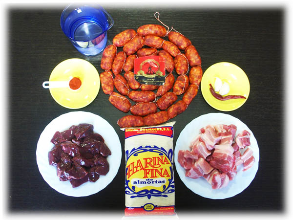 Ingredientes de Gachas Manchegas