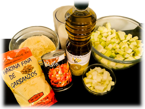 Ingredientes del Pastel de Calabacín