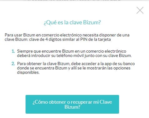 Clave para Bizum