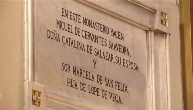 Convento con los restos de Cervantes y su esposa