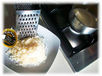 Queso en Manteca rallado