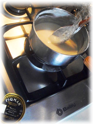 Introducir la gelatina a la mezcla
