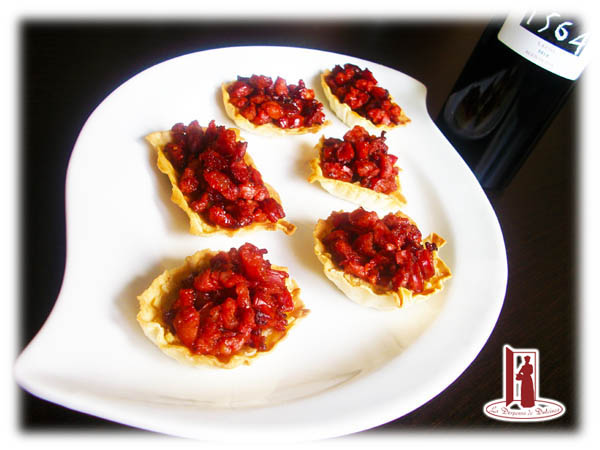 Tartaleta de Garbanzos con Chistora Tartaleta de Garbanzos con Chistora