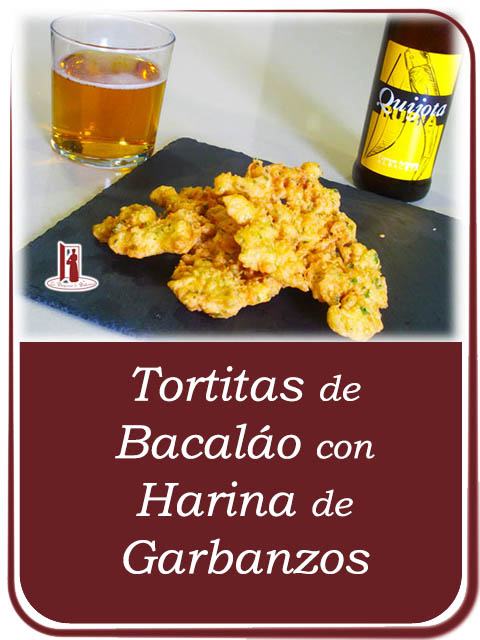 Receta de Tortitas de Bacalao con Harina de Garbanzos