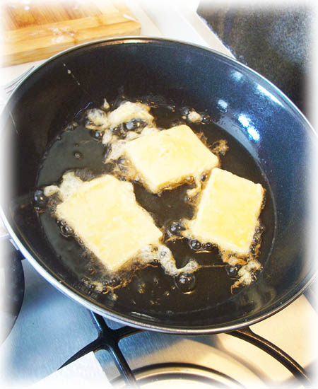 Freir la leche frita
