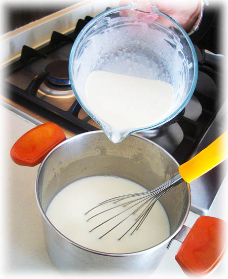 Mezcla de leche frita casera