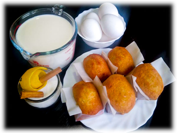 Ingredientes del Pan de Calatrava con Magdalenas en Aceite de Oliva Artesanas