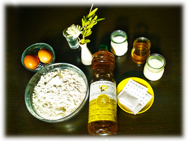 Ingredientes de los Rolletes en Satén