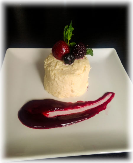 Receta de Tarta de Queso Manchego con Frutos Rojos
