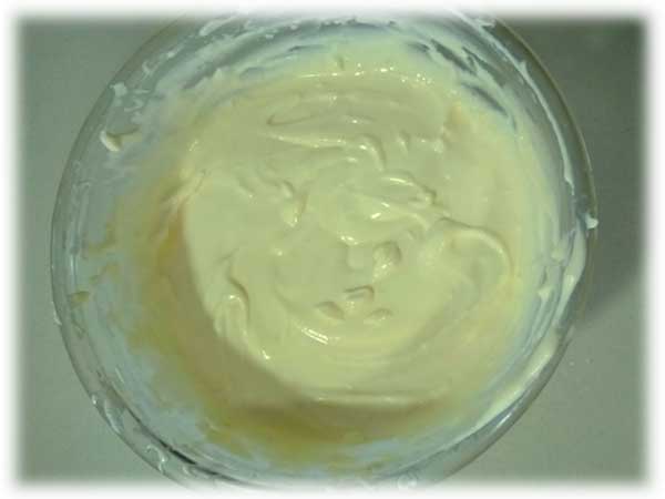 Crema mezclada