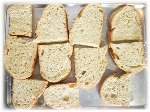 Dejamos reposar las torrijas bañadas