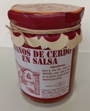 Manos de Cerdo en salsa 0.55 Kg N.