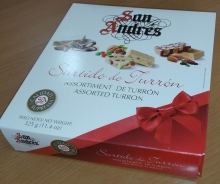 Turrn en porciones, calidad suprema 325 grs.