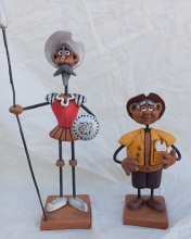Pareja Quijote y Sancho grande