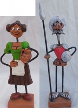 Pareja Quijote y Dulcinea peque�os